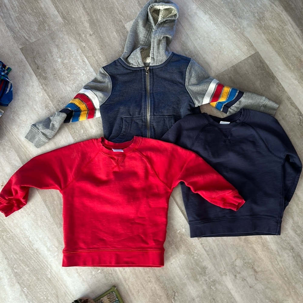 Hanna Andersson, various sweatshirts, size 4